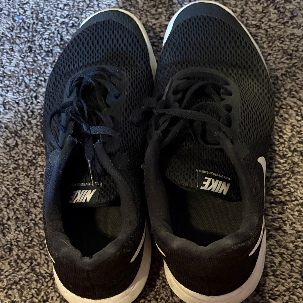 Nike Black Mesh Sneakers